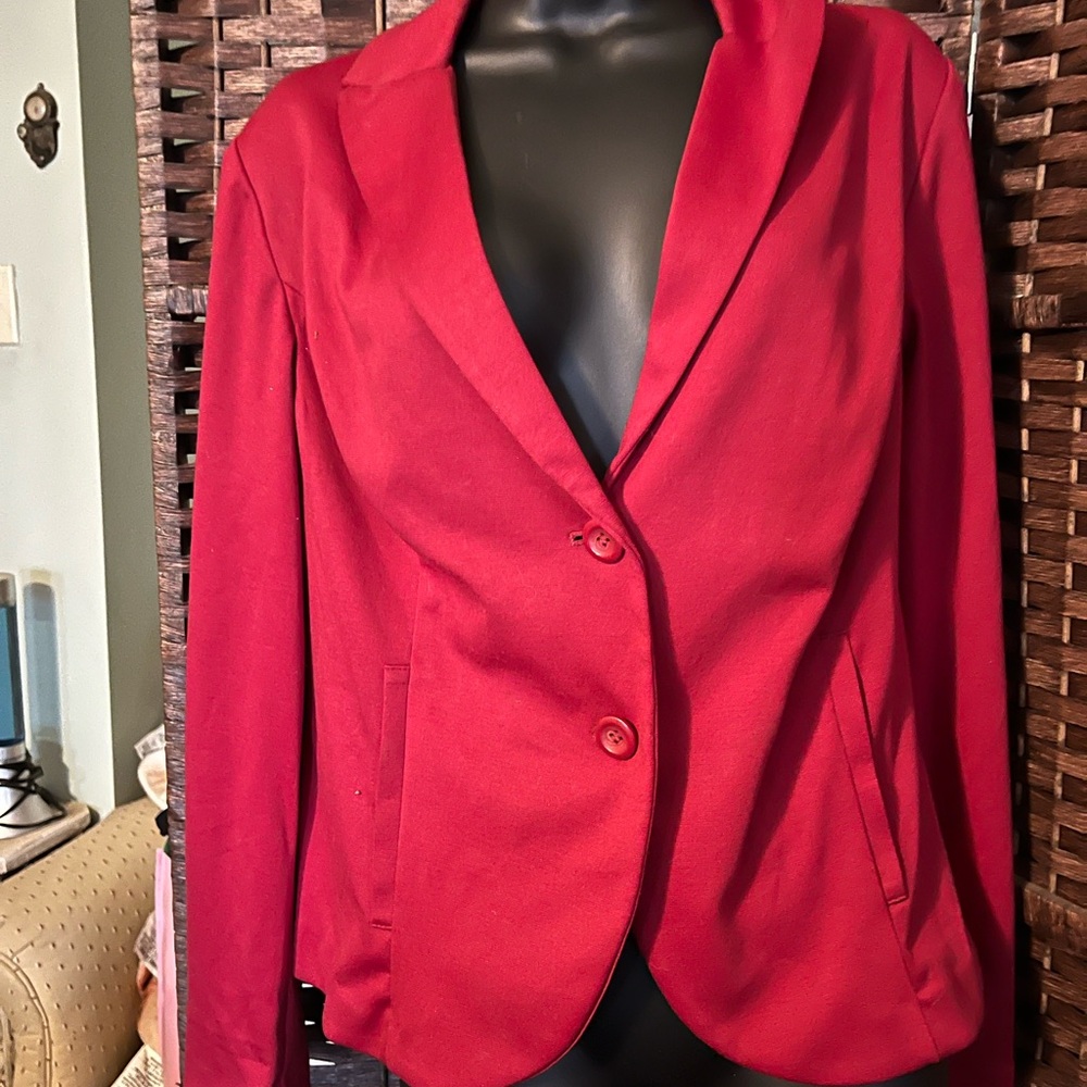 Women's Red Blazer